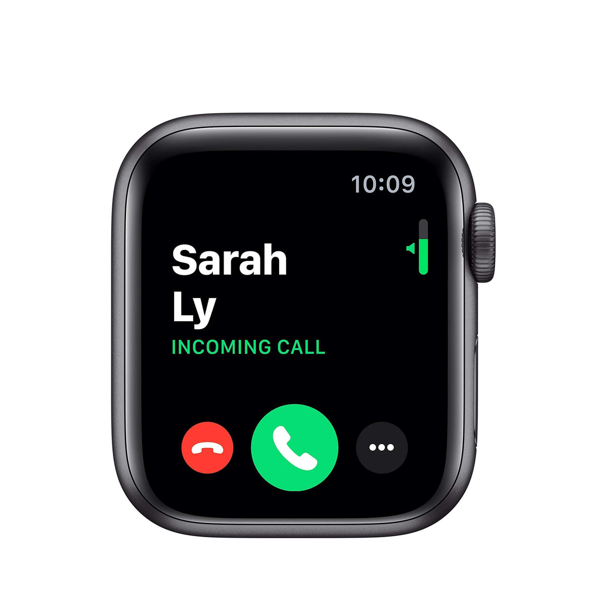 Apple Watch Series 5 44mm Space Gray Aluminum Black Band GPS - MWVF2LL/A - Image 4
