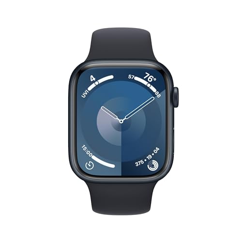 Apple Watch Series 9 GPS + Cellular 45mm Midnight Aluminum Case with Midnight Sport Band - M/L - MRMD3LW/A - Image 2