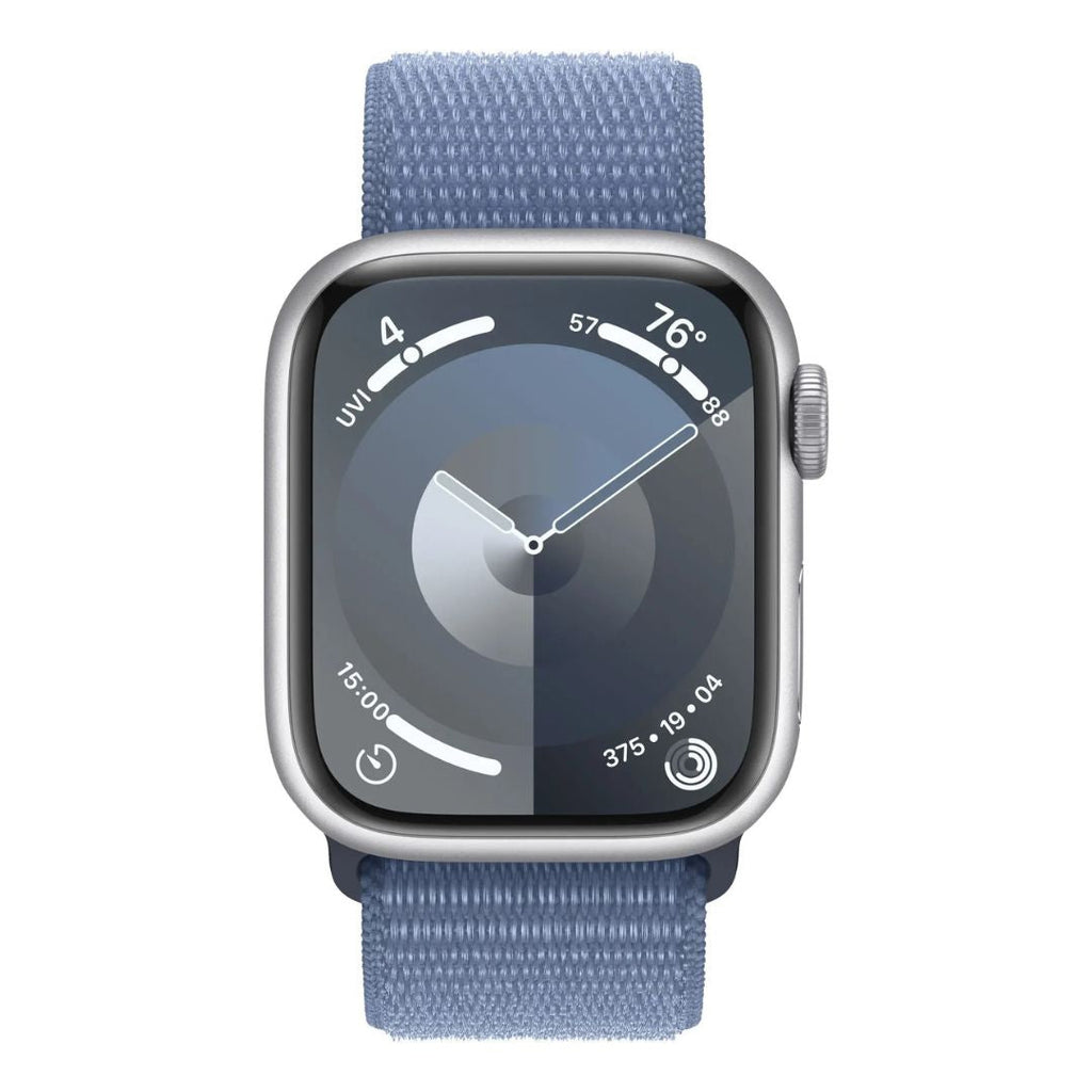 Apple Watch Series 9 (GPS+Cell) 41mm Aluminum Case w/ Winter Blue Sport Loop - MRHX3LW/A - No blood oxygen - Image 2