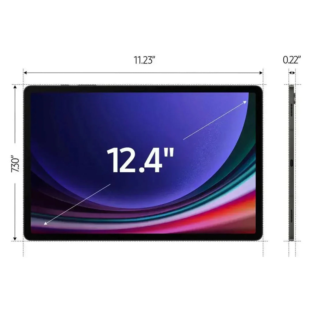 US Cellular Samsung Galaxy Tab S9+ 12.4 - 256GB - Graphite - SM-X818UZAAUSC - Image 2