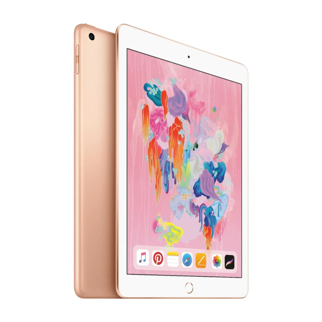 2018 Apple iPad 6th Gen - Wi-Fi - 128GB - Gold - MRJP2LL/A - Image 2