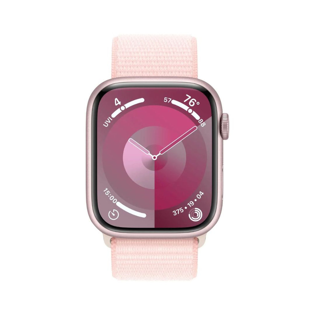 Apple Watch Series 9 (GPS+Cell) 45mm Aluminum Case w/ Light Pink Sport Loop - MRMM3LW/A - Image 2
