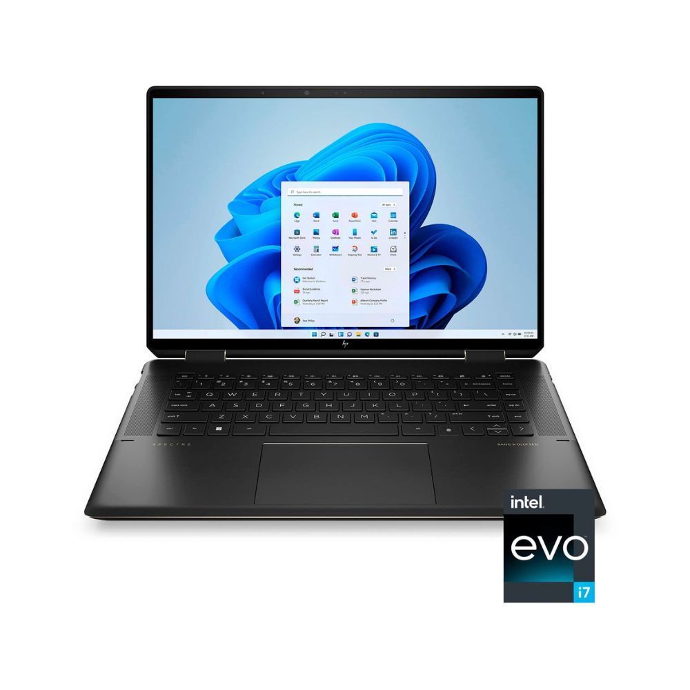 HP Spectre 2-in-1 16" UHD+ Touch-Screen Laptop - Intel Core i7-1260P - 16GB RAM - Intel Arc A370M - 1TB SSD - Nightfall Black