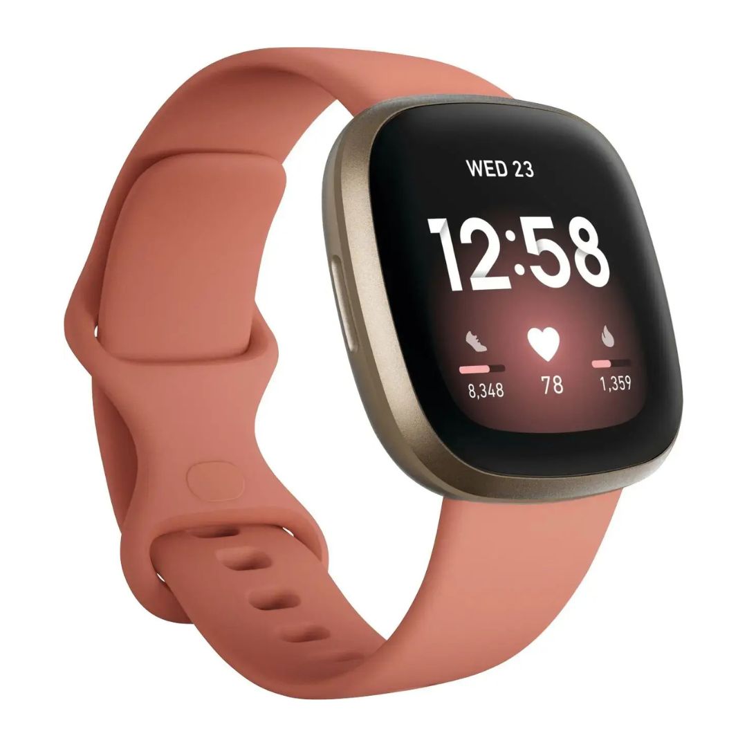 Fitbit Versa 3 – Health & Fitness Smartwatch – Soft Gold – FB511GLPK - Image 2
