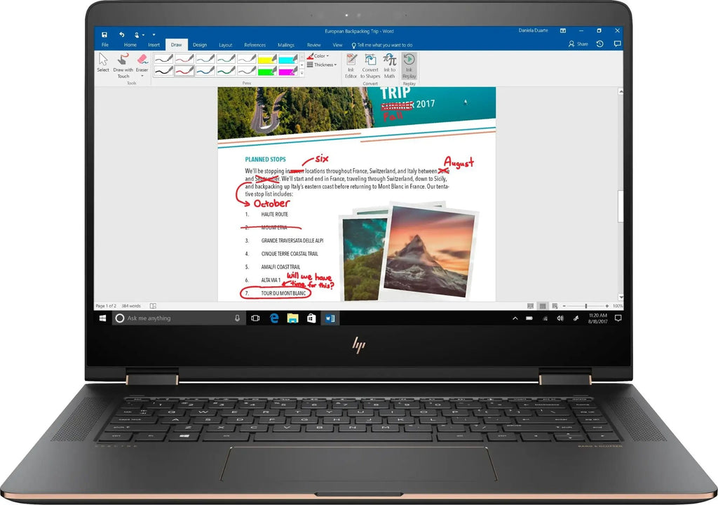 HP Spectre x360 2in1 UHD Touch-i7-8550U-16GB RAM-MX150 - 512GB SSD - 15-ch0011nr - Image 6