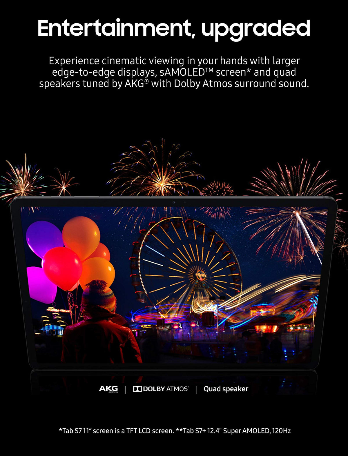 Samsung - Galaxy Tab S7 - 11” - 256GB - With S Pen - Wi-Fi - Mystic Silver - SM-T870NZSEXAR - Image 3