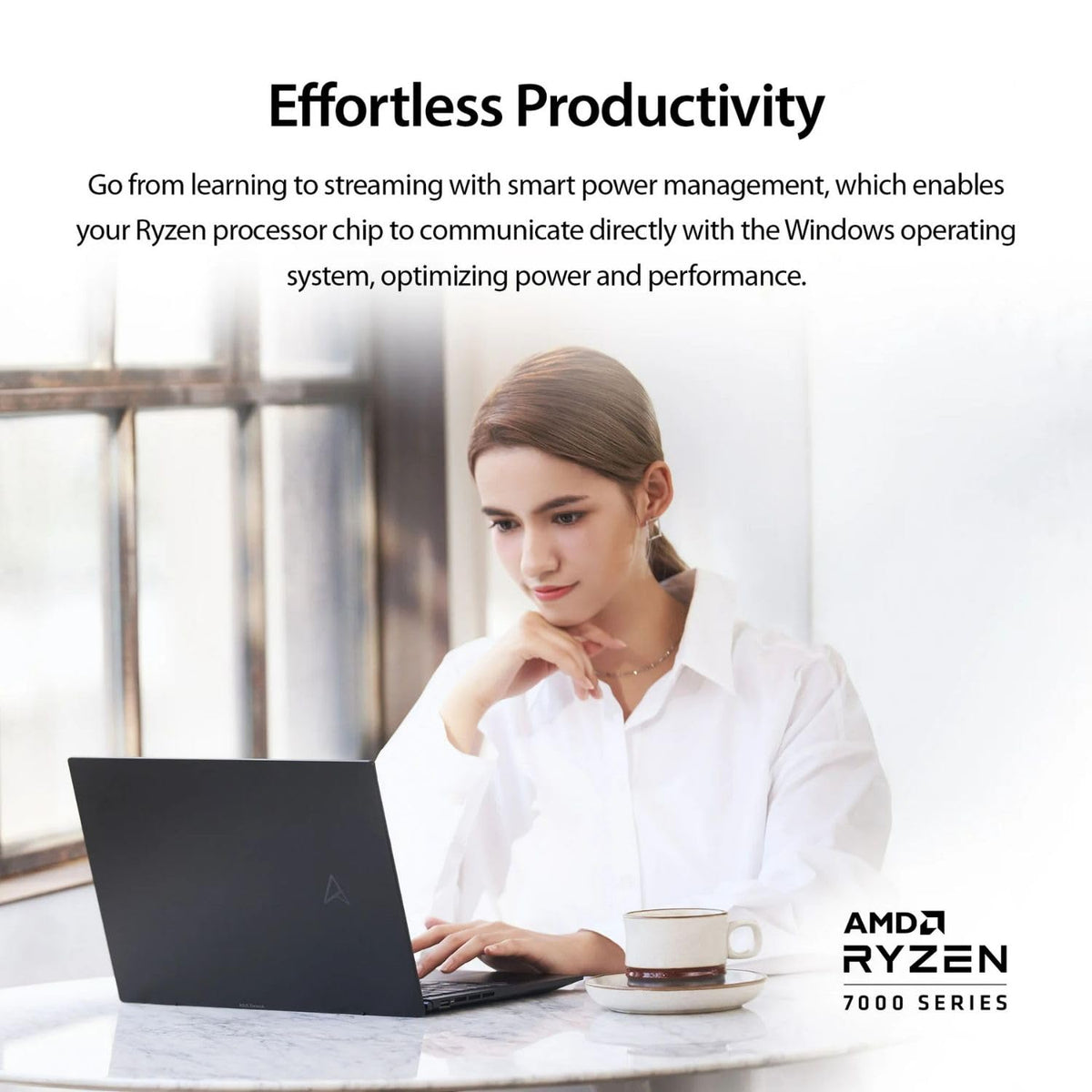 Asus Zenbook - 14" OLED WQXGA+ Touch - Ryzen 5 7530U - 8GB RAM - 256GB SSD - UM3402Y - Image 8