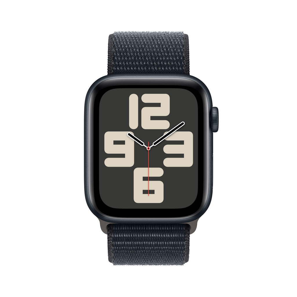 Apple Watch SE 2nd Generation (GPS + Cellular) 44mm Midnight Aluminum Case with Midnight Sport Loop - Image 2