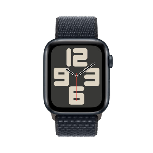 Apple Watch SE 2nd Generation (GPS + Cellular) 44mm Midnight Aluminum Case with Midnight Sport Loop - Image 2