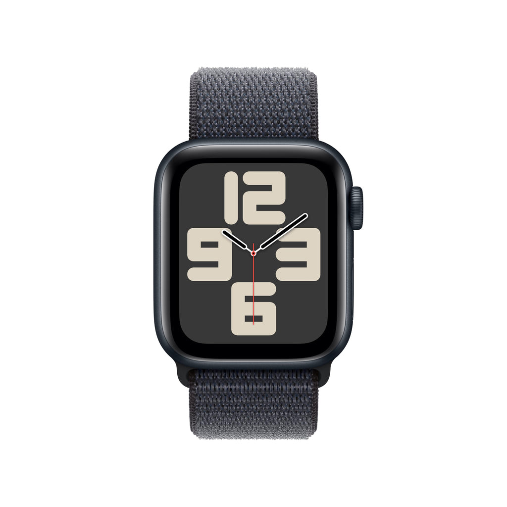 Apple Watch SE 2nd Gen (GPS) 40mm Aluminum Case with Ink Sport Loop - Midnight - (2024) - MXEA3LL/A - Image 2
