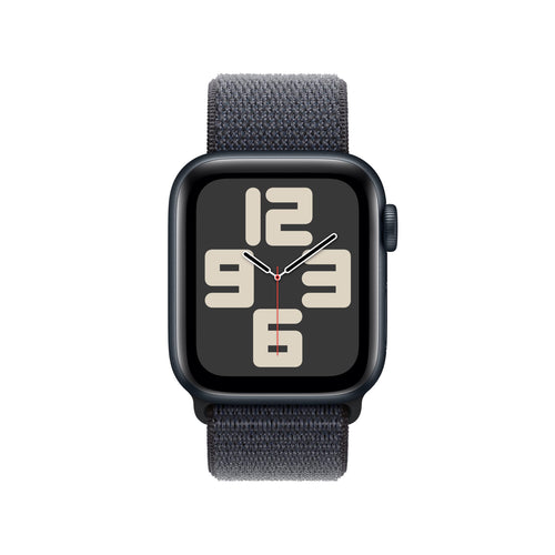 Apple Watch SE 2nd Gen (GPS) 40mm Aluminum Case with Ink Sport Loop - Midnight - (2024) - MXEA3LL/A - Image 2