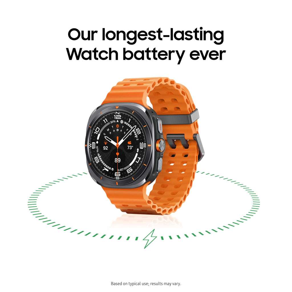 Samsung Galaxy Watch Ultra 47mm LTE - Titanium Orange Marine Band (Gray) - SM-L705UDAAXAA - Image 2