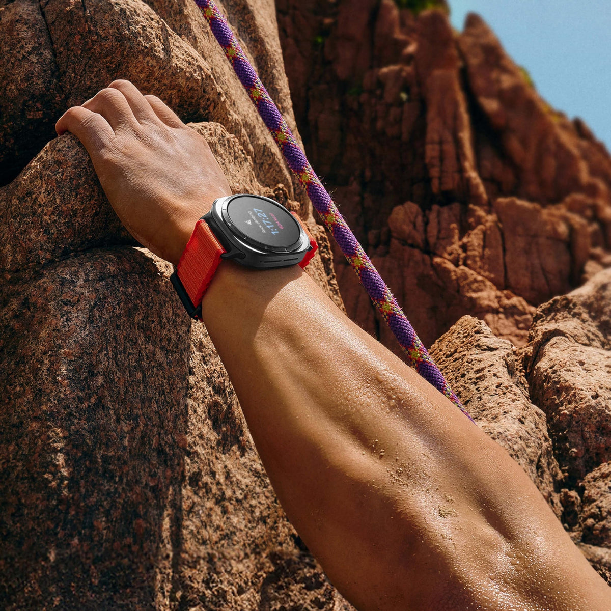 Samsung Galaxy Watch Ultra 47mm LTE - Titanium Orange Marine Band (Gray) - SM-L705UDAAXAA - Image 8