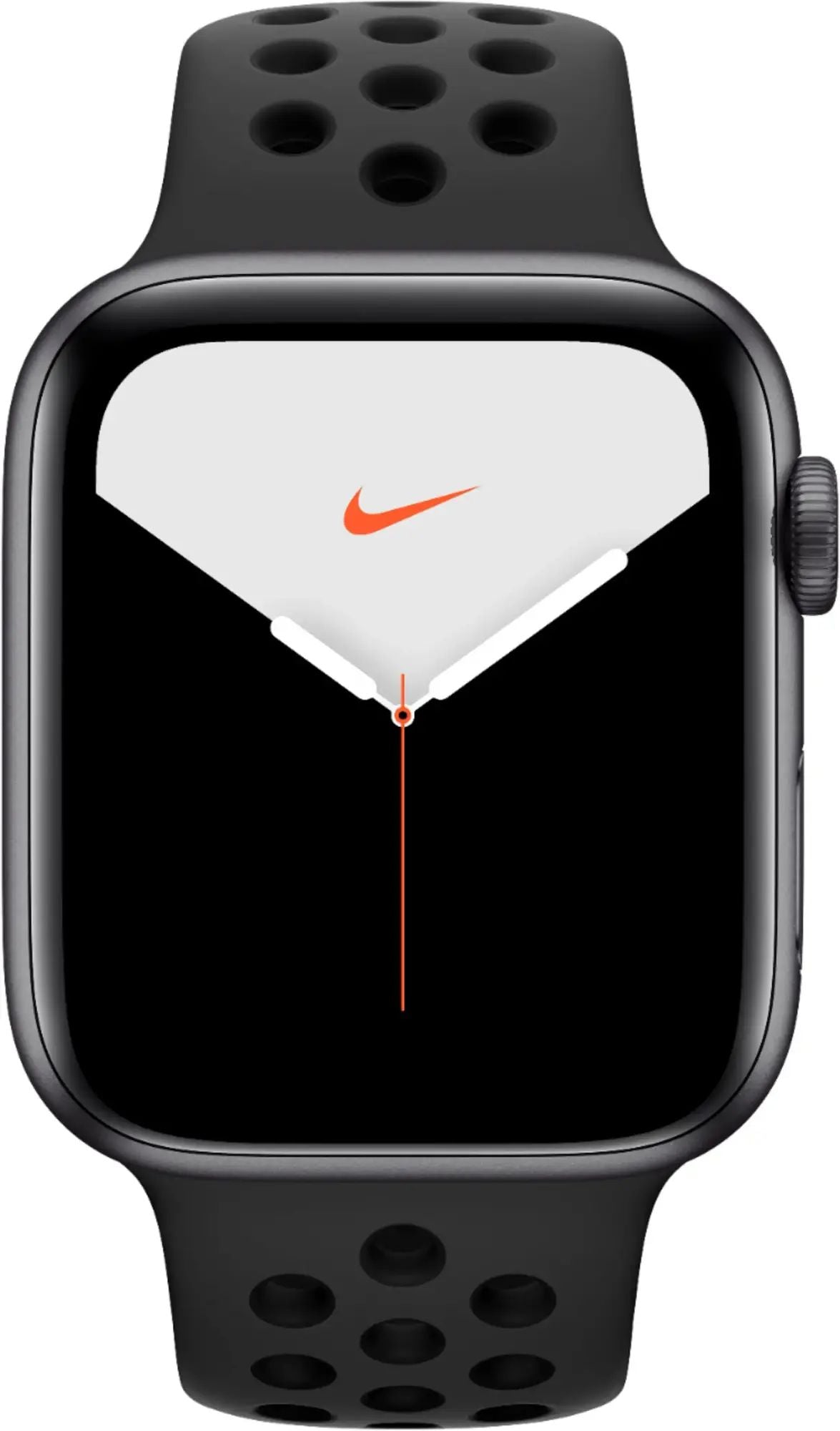Nike Series 5 GPS + Cellular 44mm Space Gray Aluminum Case - Anthracite/Black Nike Sport Band - MX3A2LL/A - Image 2