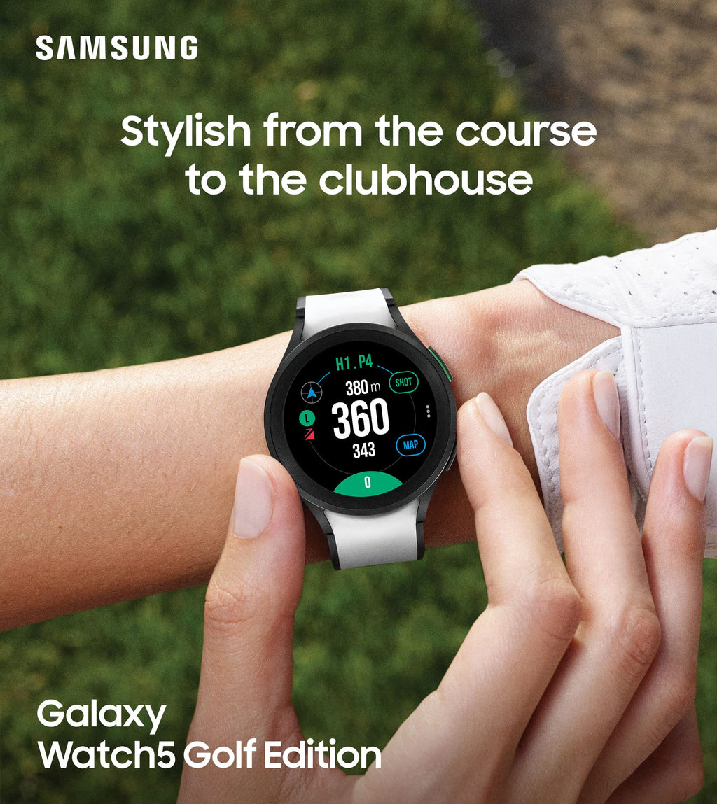 Samsung - Galaxy Watch5 Golf Edition Smartwatch 44mm BT - Black - SM-R910NZAGGFU - Image 8