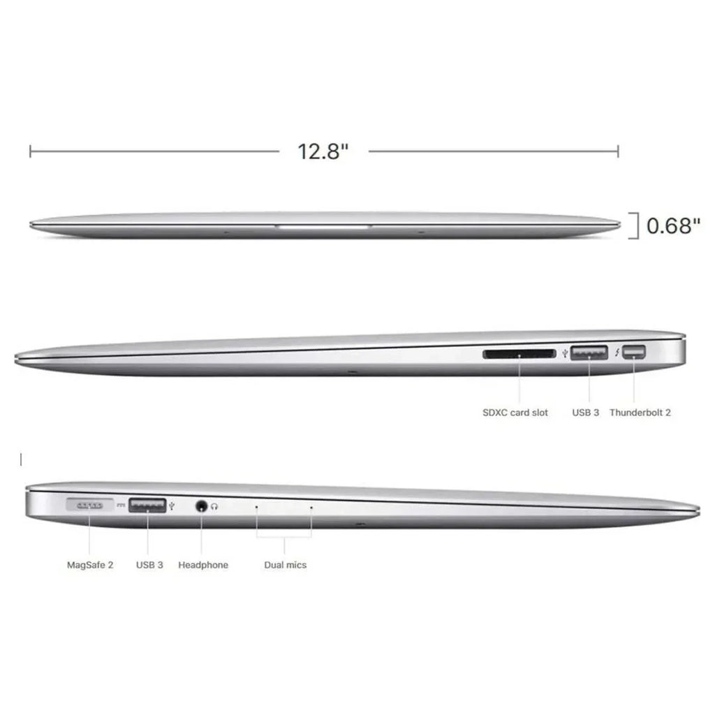 Apple MacBook Air 13" - Intel Core i5 - 8GB RAM - 256GB SSD (2017) - Silver - MQD42LL/A - Image 5