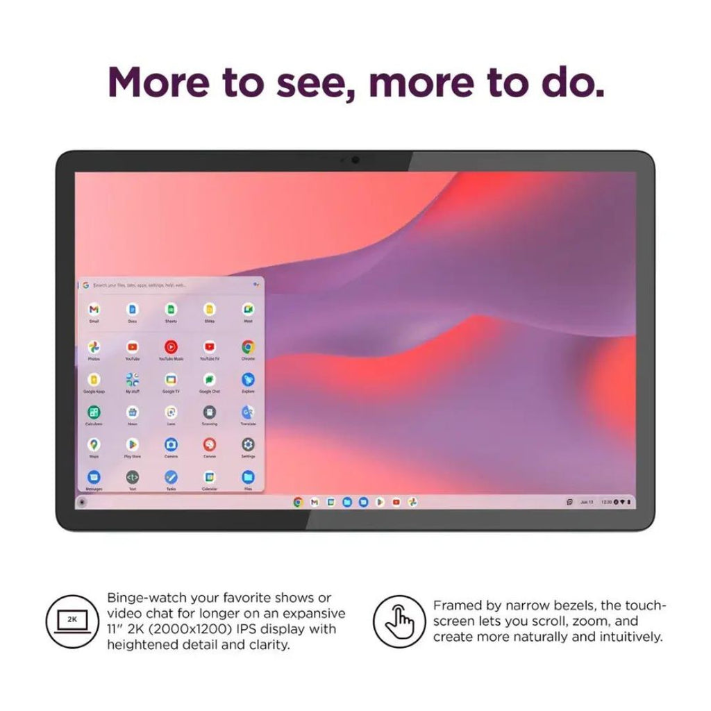 Lenovo IdeaPad Duet 3 Chromebook 11 Tablet - 4G RAM - 128GB - Misty Blue - 82T6000EUS - Image 2