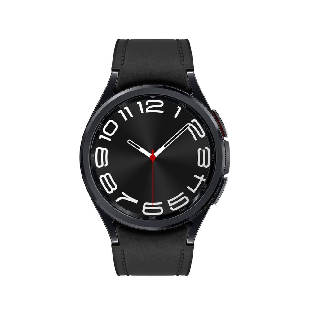 Samsung Galaxy Watch 6 Classic 43mm BT - Black Stainless Steel w/Black Leather Band - SM-R950NZKAXAA - Image 2