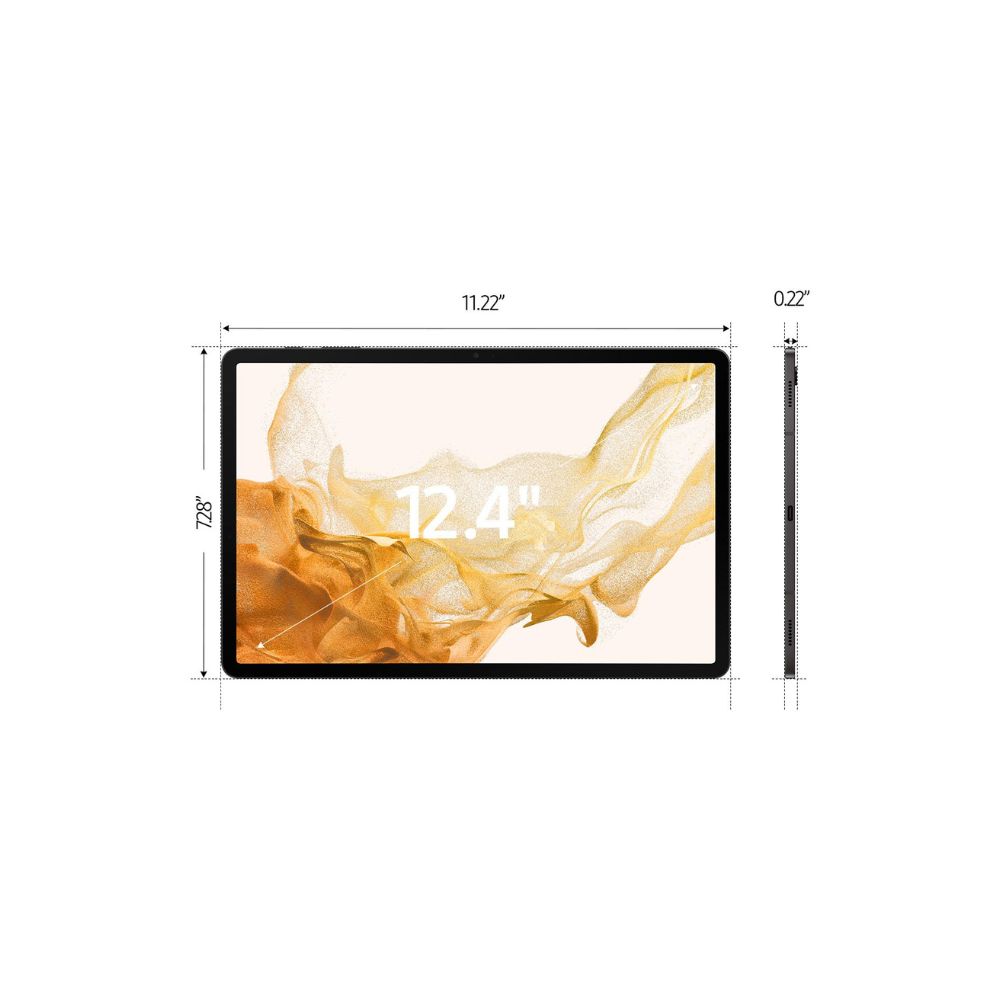 Verizon - Samsung Galaxy Tab S8+ 5G - 12.4" - 128GB - with S-Pen - SM-X808UZAAVZW - Image 2