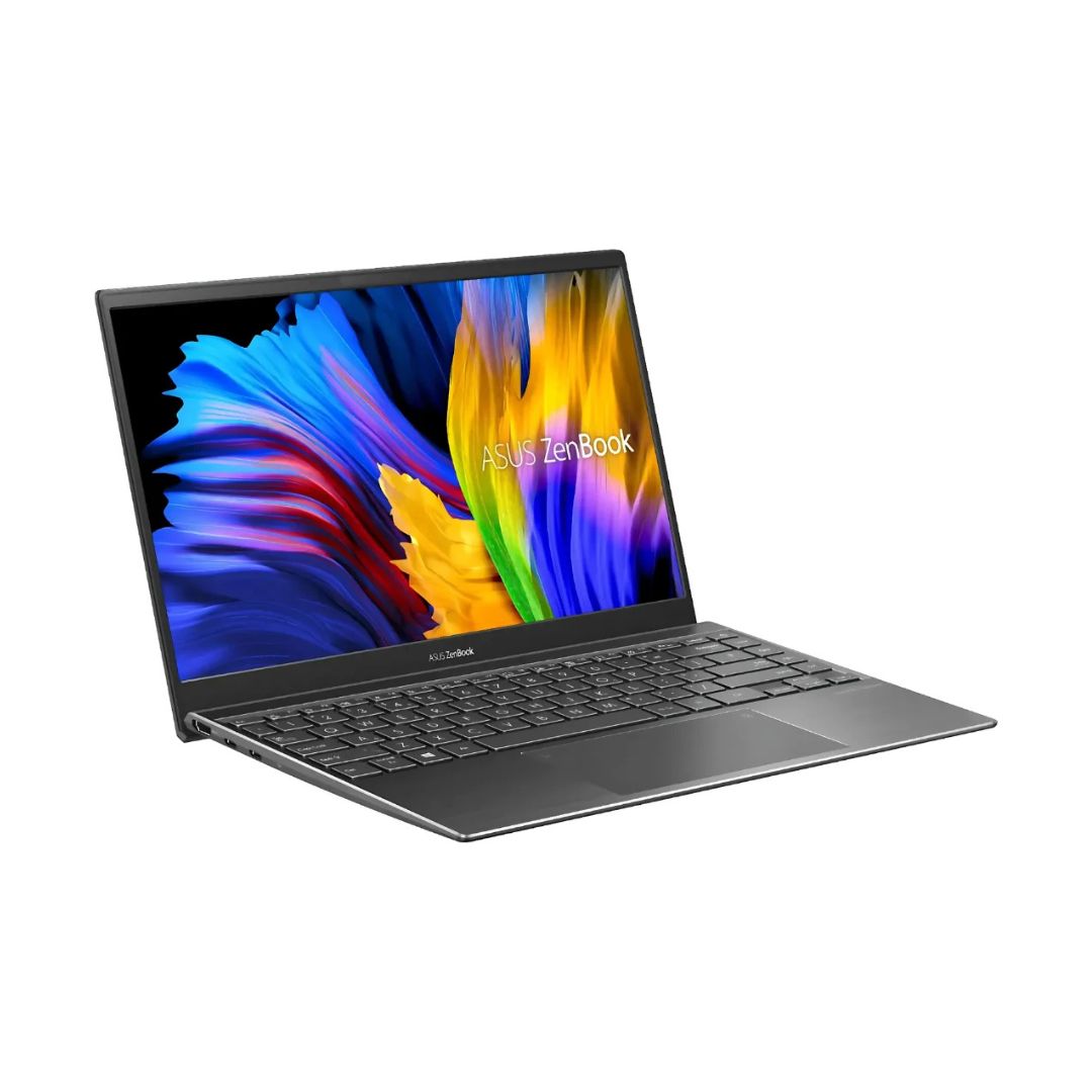 ASUS Zenbook 14" Laptop - Ryzen 5 5500U - 8GB RAM - MX450 - 256GB SSD - Light Gray - Image 3