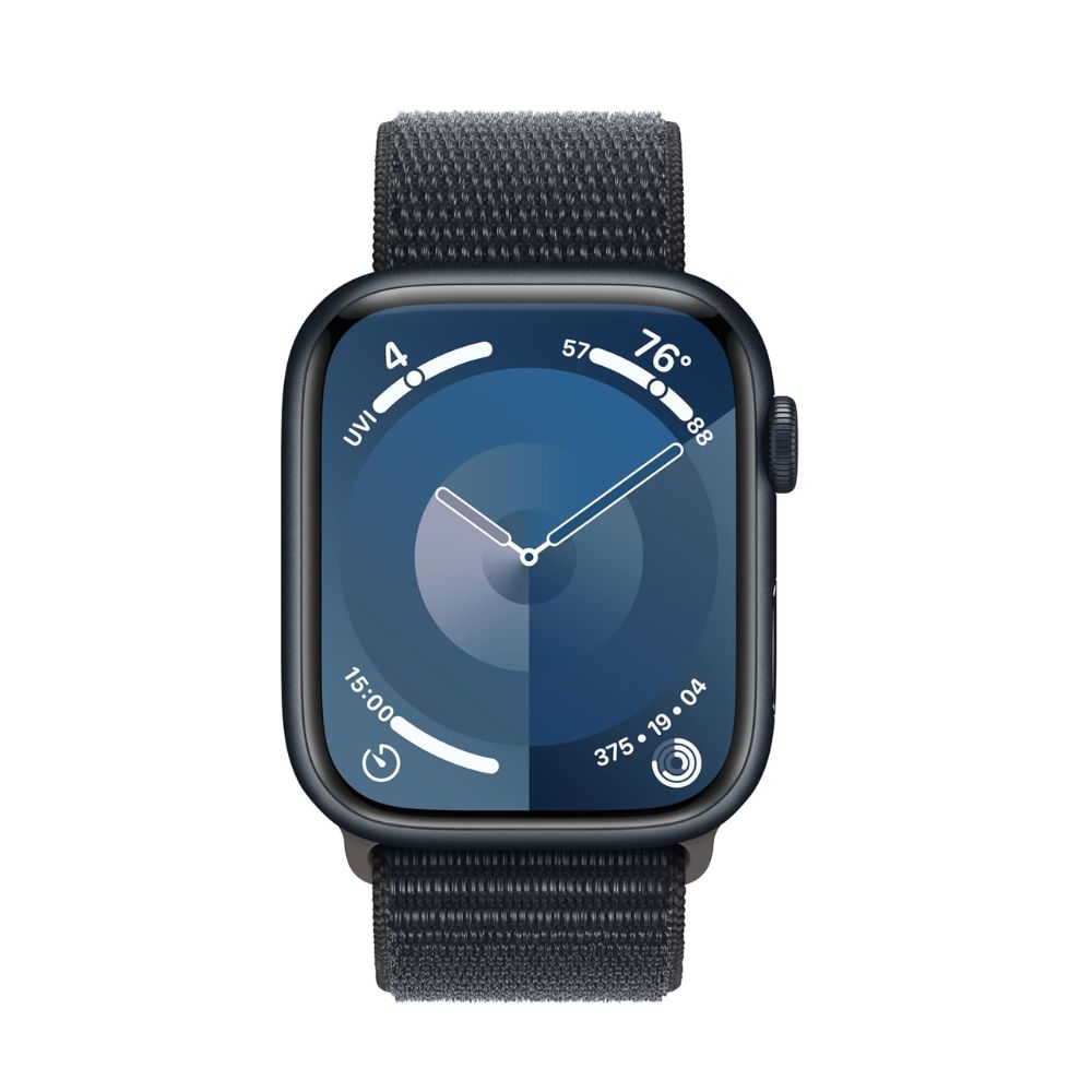 Apple Watch Series 9 (GPS+Cell) 45mm Midnight Aluminum Case w/ Midnight Sport Loop - Adj - Image 2