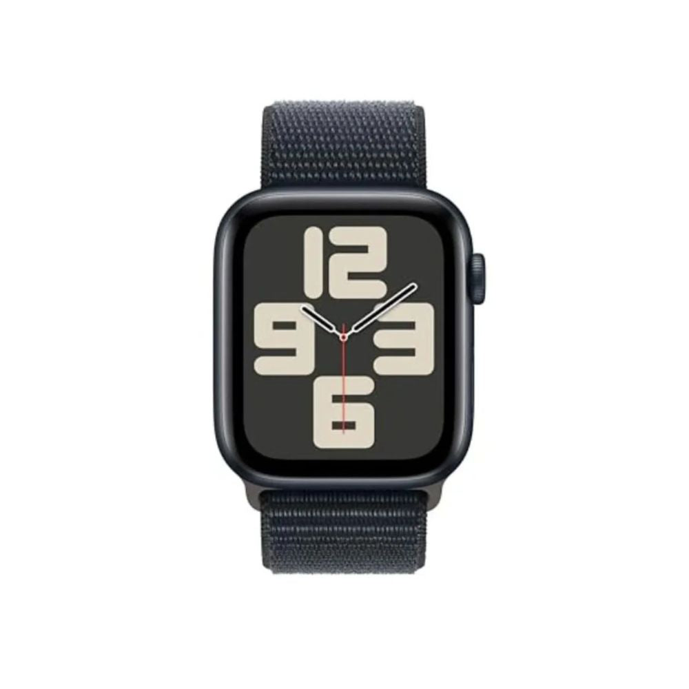 Apple Watch SE 2nd Generation (GPS) 44mm Midnight Aluminum Case with Midnight Sport Loop - MREA3LL/A - Image 2
