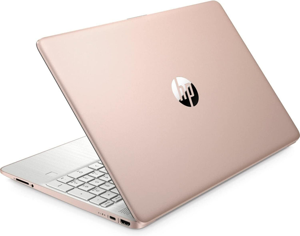 HP 15.6" HD Intel Celeron - Pale Rose Gold - 4GB RAM - 128GB SSD - 15-DY0027DS - Image 4