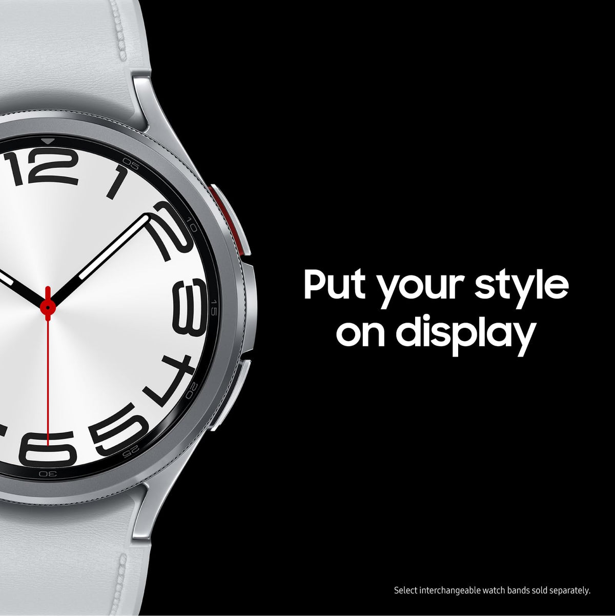 Samsung Galaxy Watch6 Classic Stainless Steel Smartwatch 47mm Bluetooth - Black - SM-R960NZKAXAA - Image 4
