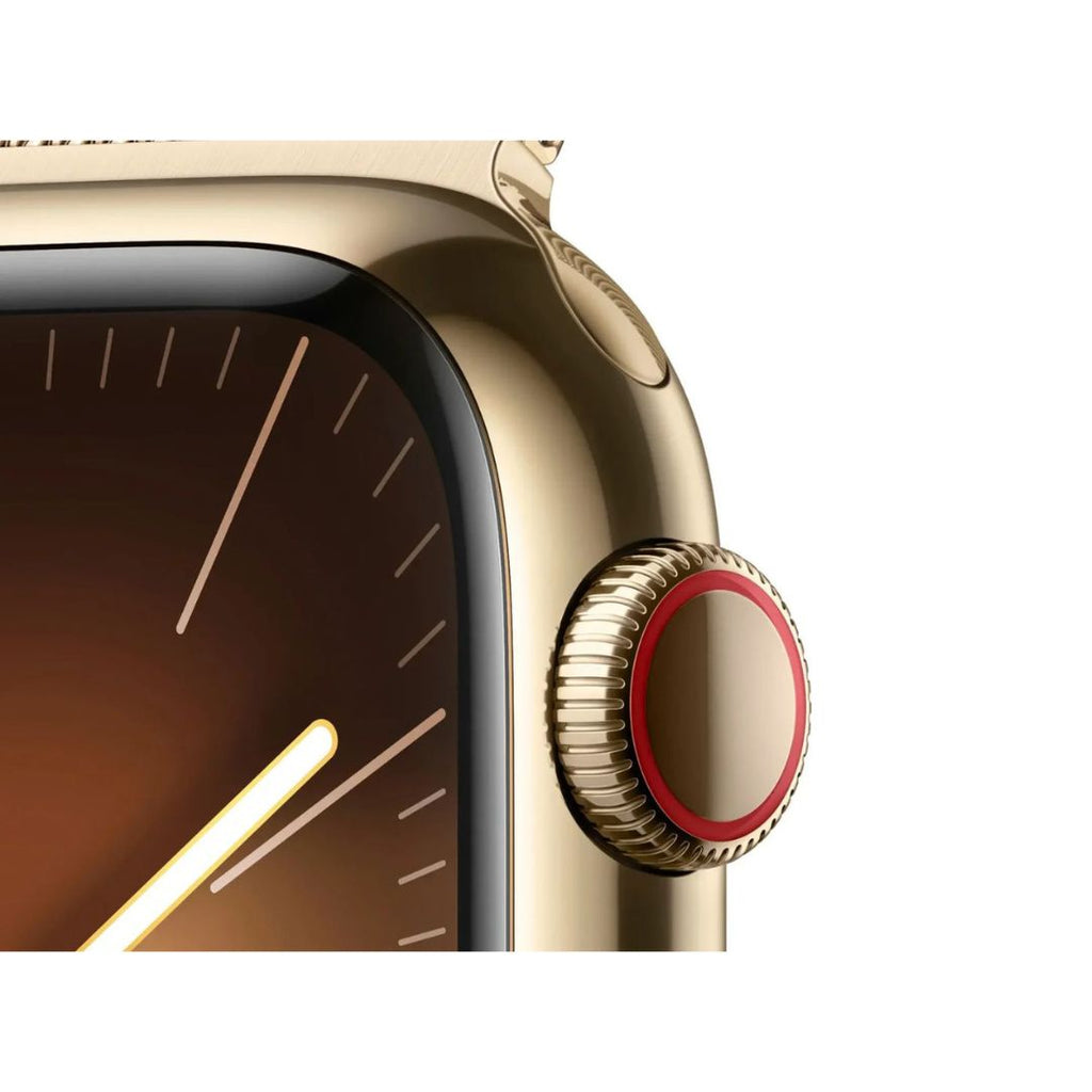 Apple Watch Series 9 (GPS+Cell) 41mm Case w/ Gold Milanese Loop - MRJ73LW/A - Image 3