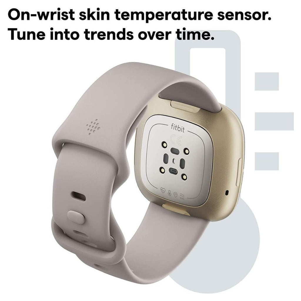 Fitbit Sense Advanced Health Smartwatch – Soft Gold – FB512GLWT - Image 5