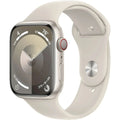 Apple Watch Series 9 (GPS+Cell) 45mm Aluminum Case - Starlight Sport Band (M/L) - Starlight