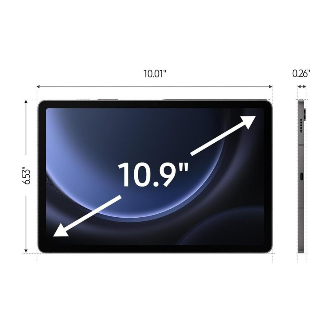 T-Mobile Samsung Galaxy Tab S9 FE 10.9 - with S-Pen - 128GB - Gray - SM-X518UZAAXAU - Image 4