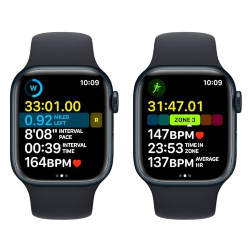 Apple Watch Series 8 [GPS, 41mm] - Midnight Aluminum Case with Midnight Sport Band, M/L - Image 5