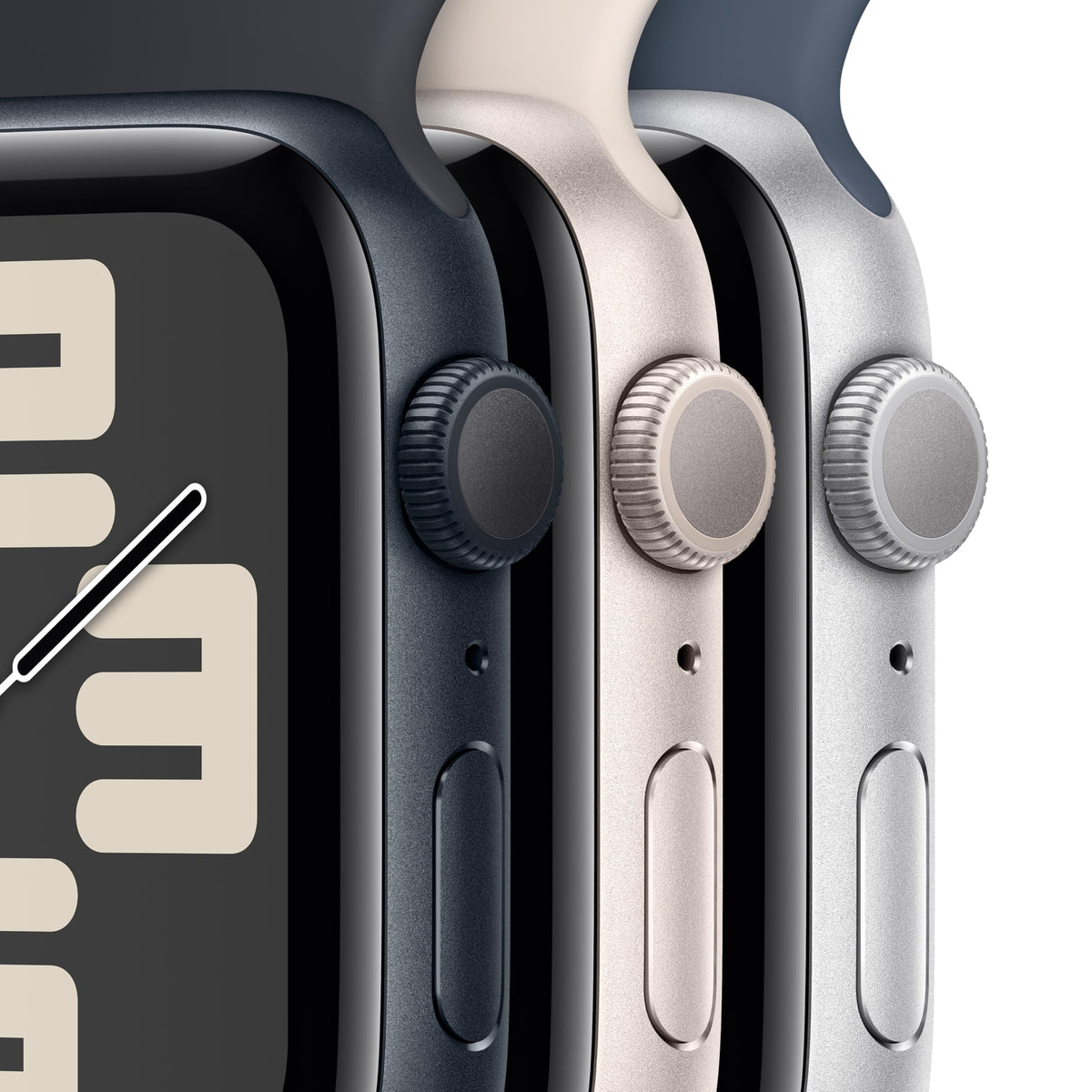Apple Watch SE 2nd Generation (GPS) 40mm Midnight Aluminum Case with Midnight Sport Loop - MRE03LL/A - Image 3