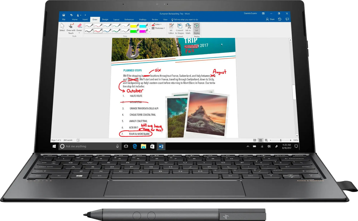 HP Spectre x2 2-in-1 12.3" Touch-Screen Laptop - i7-7560U - 8GB RAM - Intel 360GB SSD - 12-C012DX - Image 2