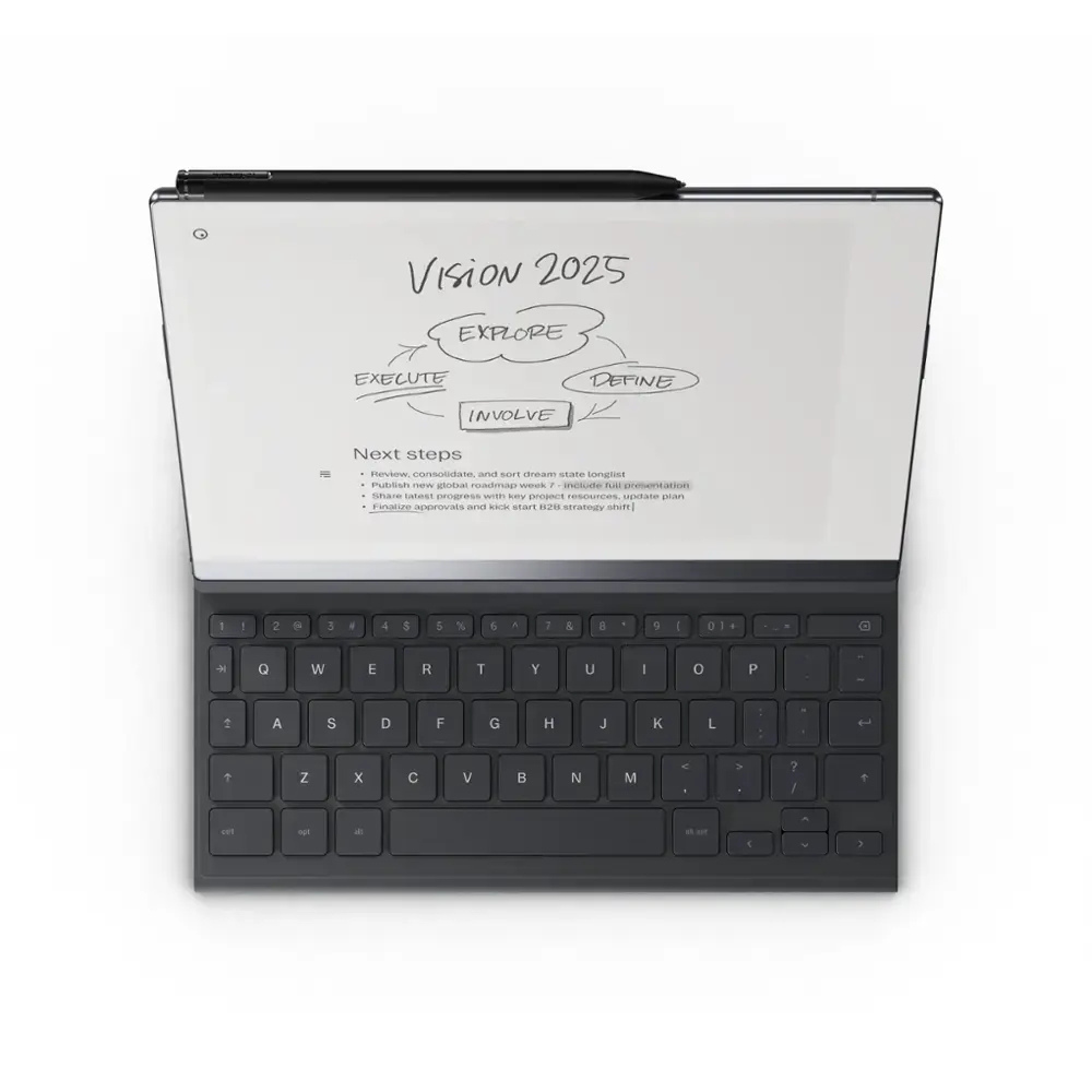 reMarkable 2 - 10.3" Paper Tablet w/ Marker Plus + Ink Black Type Folio Keyboard Case - Image 2