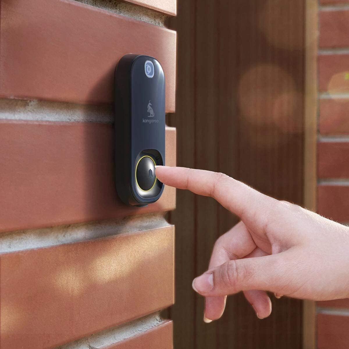 Kangaroo Wi-Fi Doorbell Camera + Chime Outdoor - 1080p Resolution - Battery Power - A0008 - Image 2