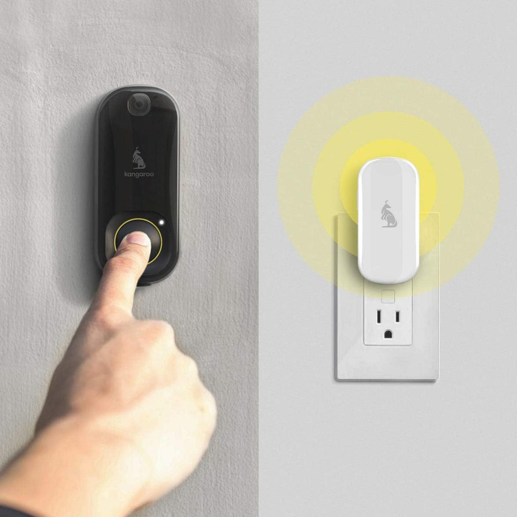 Kangaroo Wi-Fi Doorbell Camera + Chime Outdoor - 1080p Resolution - Battery Power - A0008 - Image 3