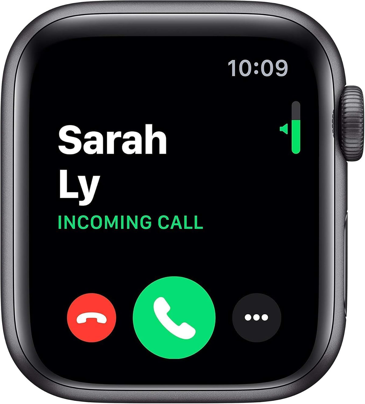 Apple Watch Series 4 (GPS + Cellular, 44MM) - Space Black Aluminum Case with Black Sport Band - Image 3