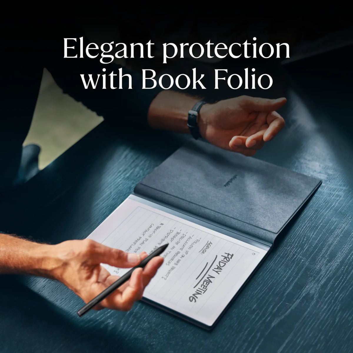 reMarkable 2 - 10.3" Paper Tablet with Marker Plus and Premium Leather Book Folio - Black - Image 5