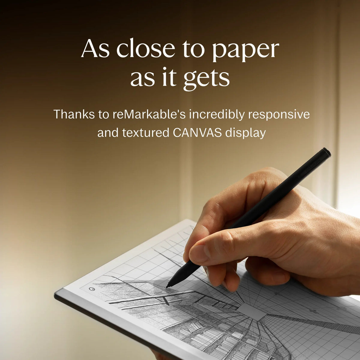 reMarkable 2 - 10.3" Paper Tablet with Marker Plus and Premium Leather Book Folio - Black - Image 4