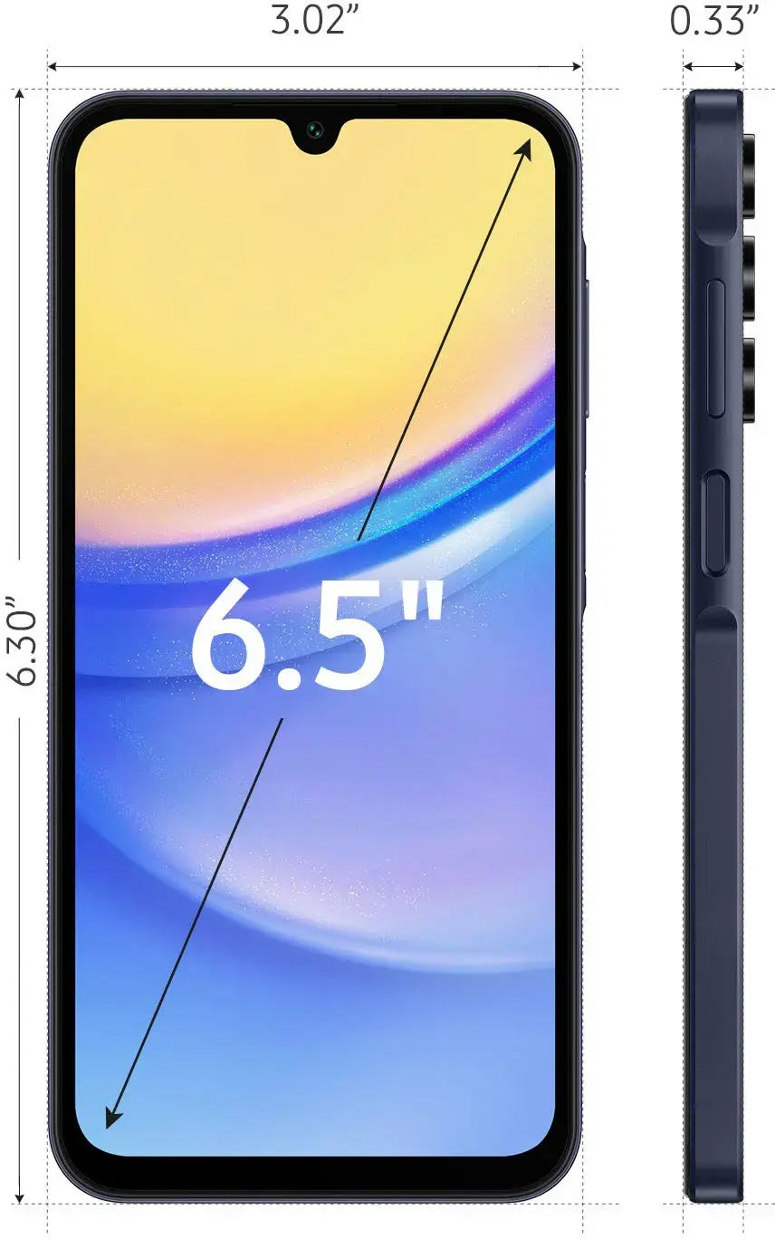Unlocked Samsung Galaxy A15 5G - 128GB - Blue Black - SM-A156UZKDXAA - Image 2
