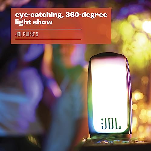 JBL Pulse 5 Waterproof Portable Bluetooth Speaker - JBLPULSE5BLKAM - Image 2