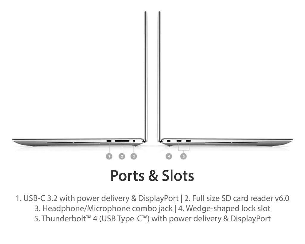 Dell XPS 9510 15.6" UHD+ Laptop - i7-11800H - 32GB RAM - RTX 3050 Ti - 1TB SSD - Platinum Silver - Image 3