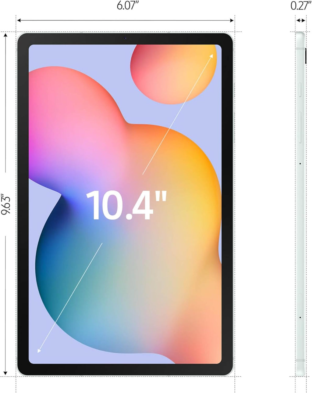 Samsung Galaxy Tab S6 Lite (2024) Wi-Fi 10.4" - 128GB - Mint - SM-P620NLGEXAR - Image 2