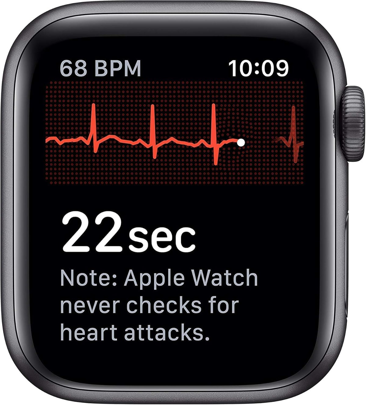 Apple Watch Series 4 (GPS + Cellular, 44MM) - Space Black Aluminum Case with Black Sport Band - Image 5