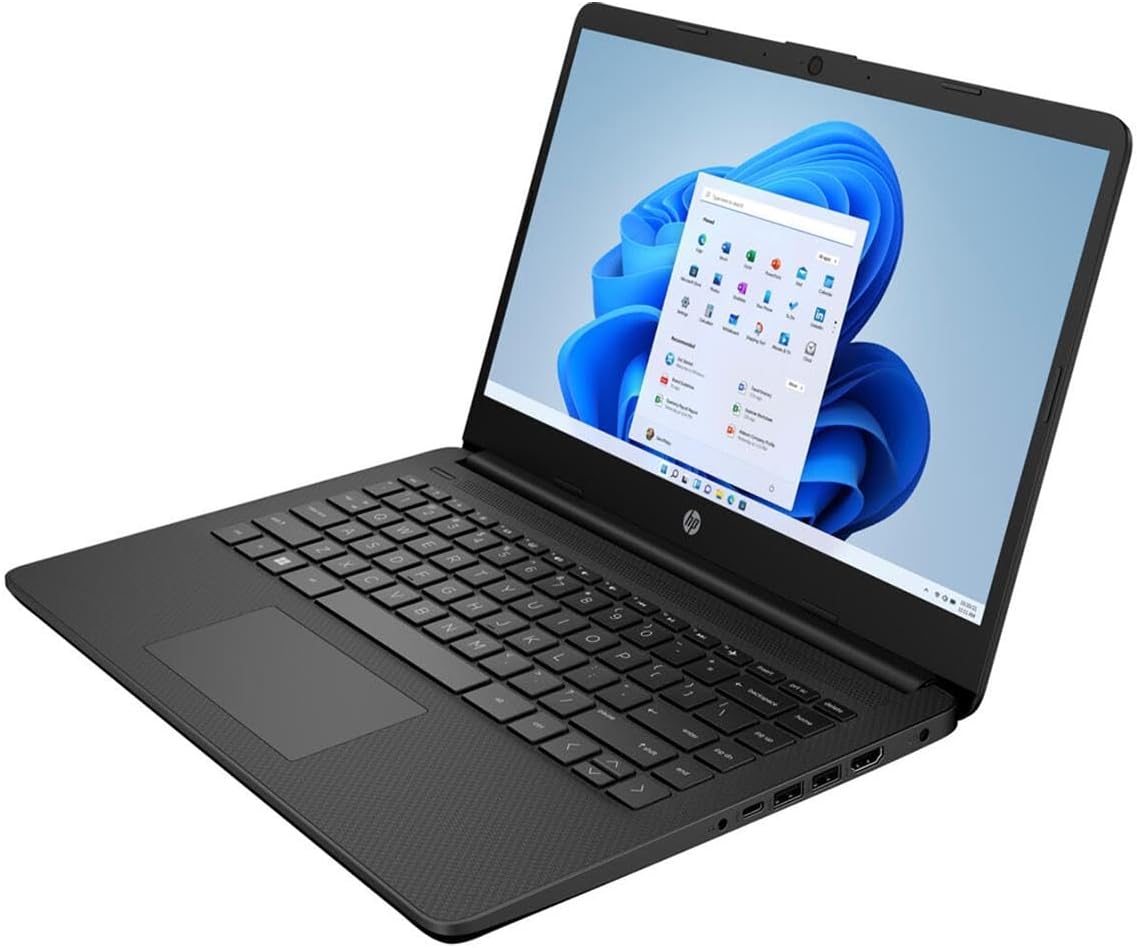 HP Laptop - Ryzen 7 5700U - Black - 16GB RAM - 512GB SSD - 14-fq1035cl - Image 2