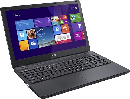 Acer Aspire 15.6" Touch-Screen Laptop - i5-5200U - 8GB RAM - 1TB HDD - Midnight Black - E5-571P-568M - Image 2