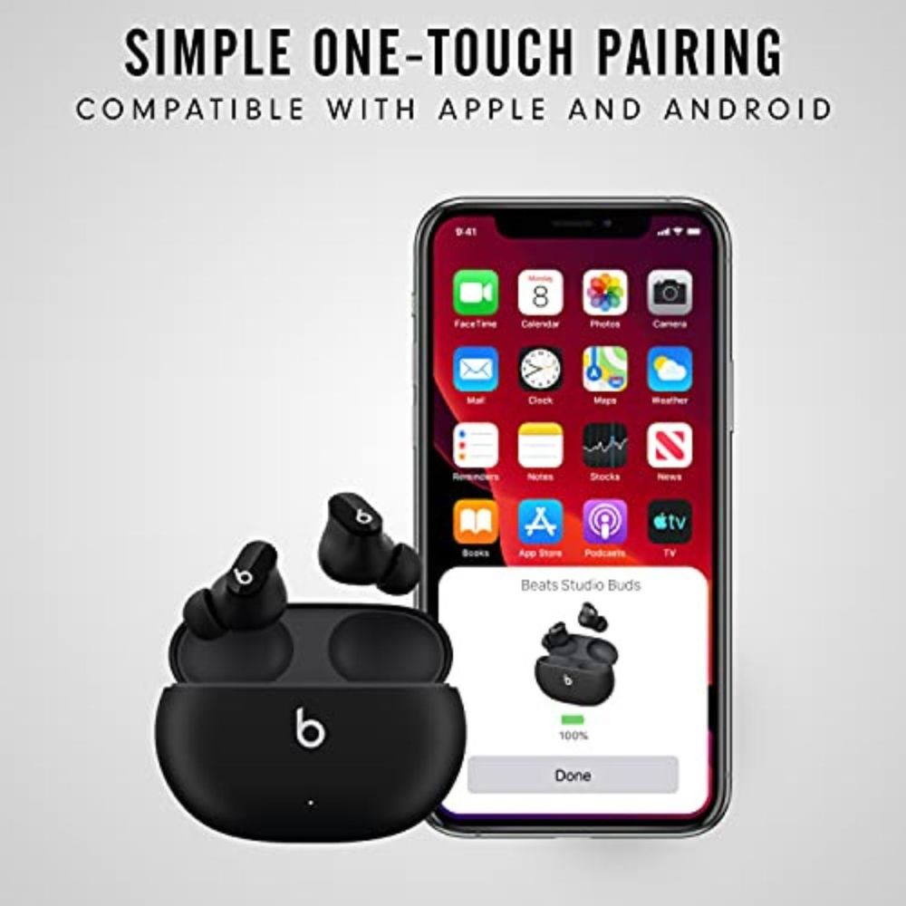 Beats Studio Buds Totally Wireless Noise Cancelling Earbuds - Black - MJ4X3LL/A - Image 9