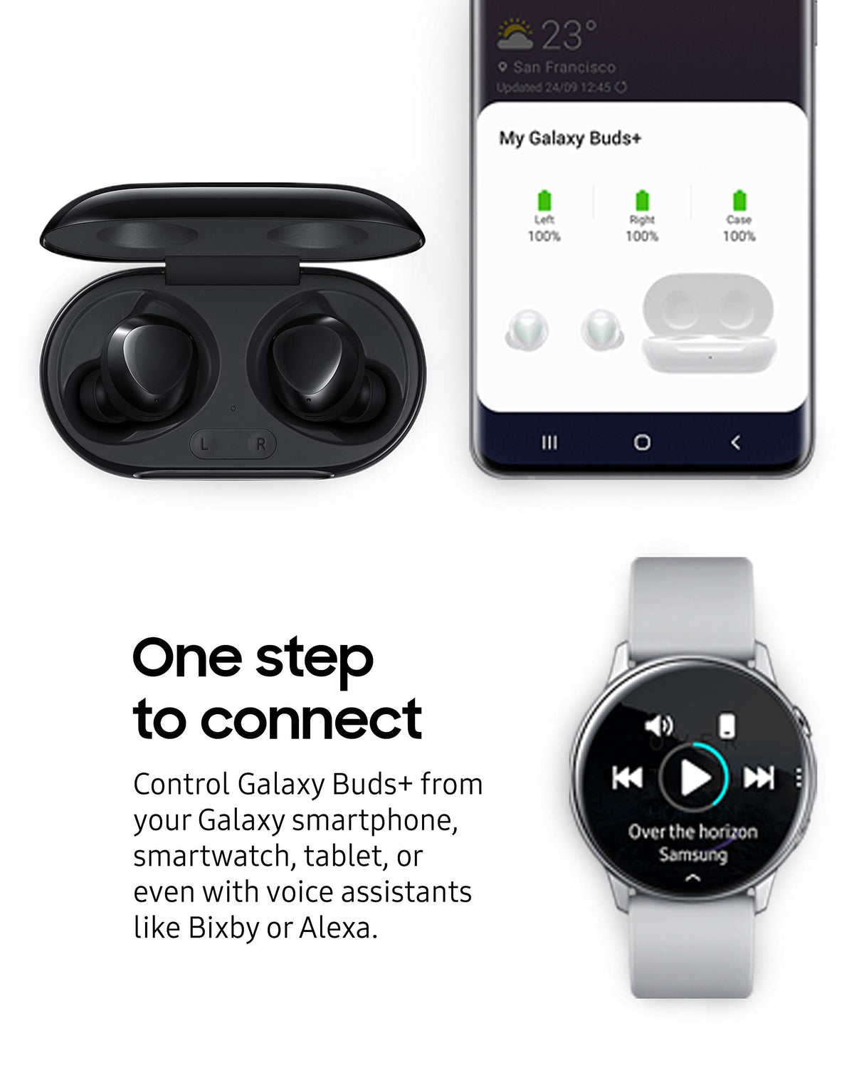 Samsung Galaxy Buds Plus True Wireless Bluetooth Earbuds Black - SM-R175NZKAXAR - Image 3